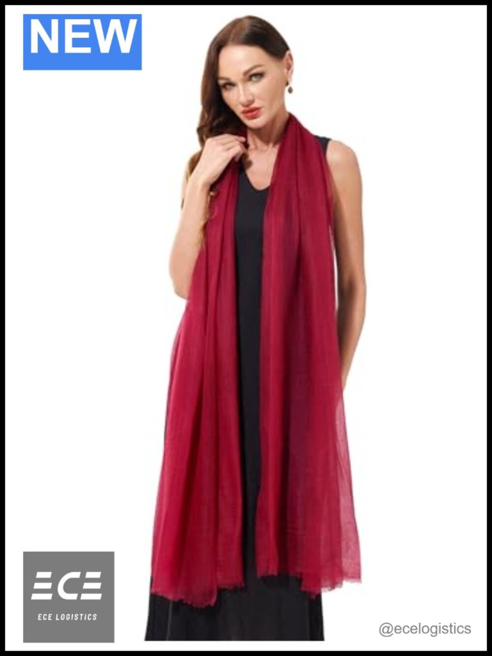 100% Cashmere Wrap Lightweight Scarf Shawl Travel Stole 75x35
